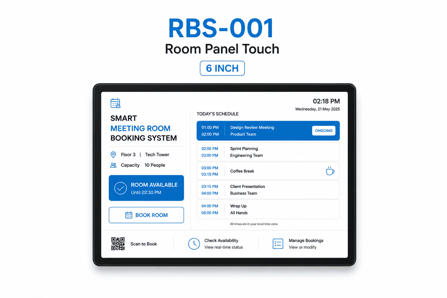 RBS-001 Room Panel Touch