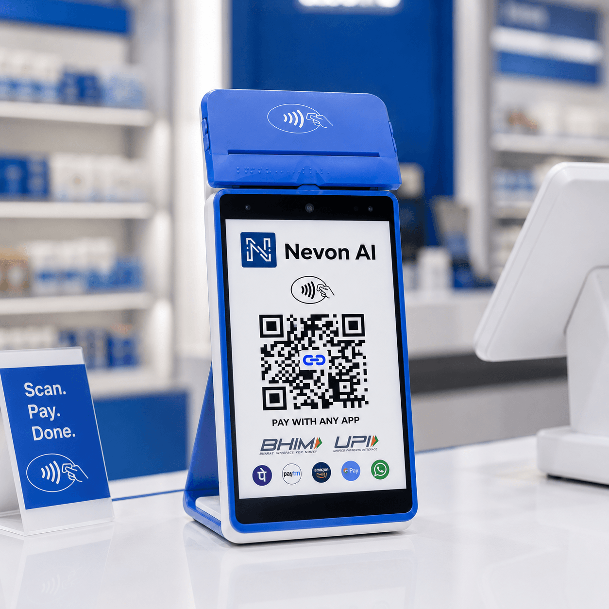 Payment device in retail
